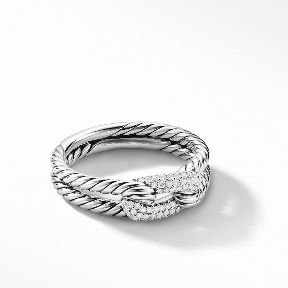 SOLD David Yurman Petite Pavé Loop Ring